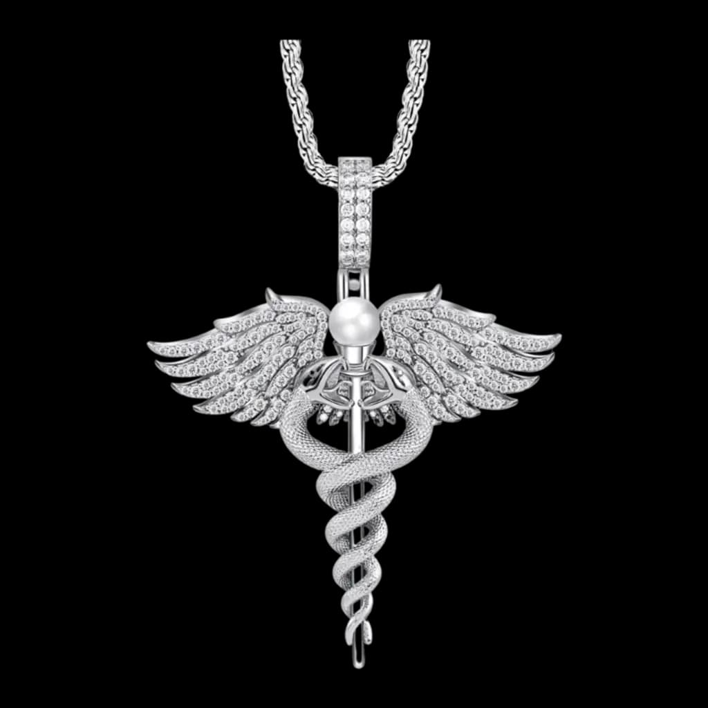 caduceus-wing-necklace-with-moissanite