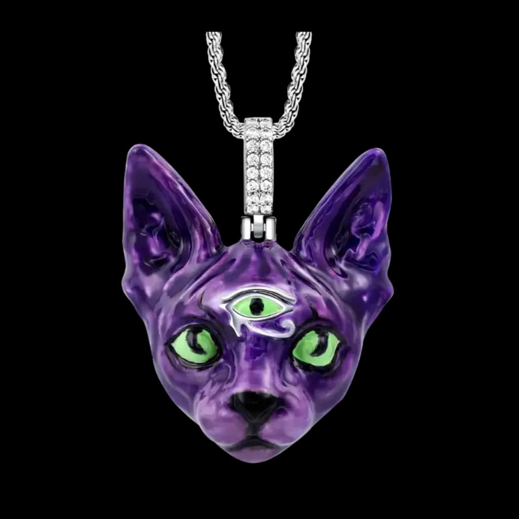eye-of-horus-purple-sphinx-cat-necklace