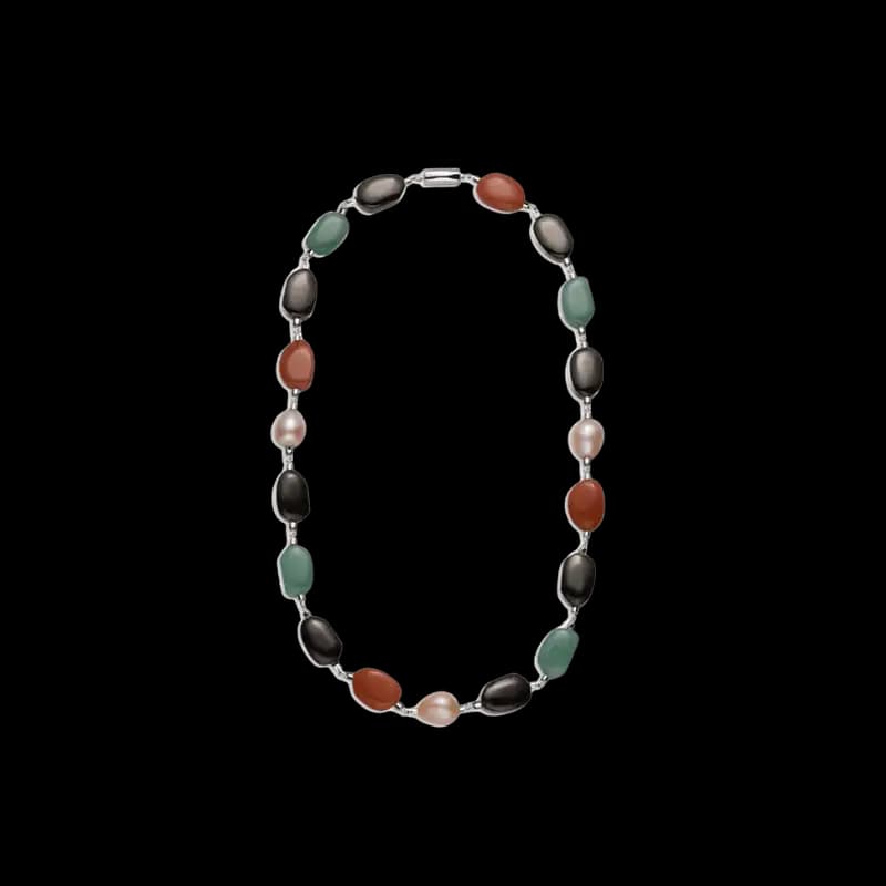 colorful-gemstone-pearl-choker-necklace