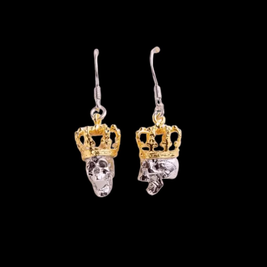 dark-crowned-skull-dangle-earrings