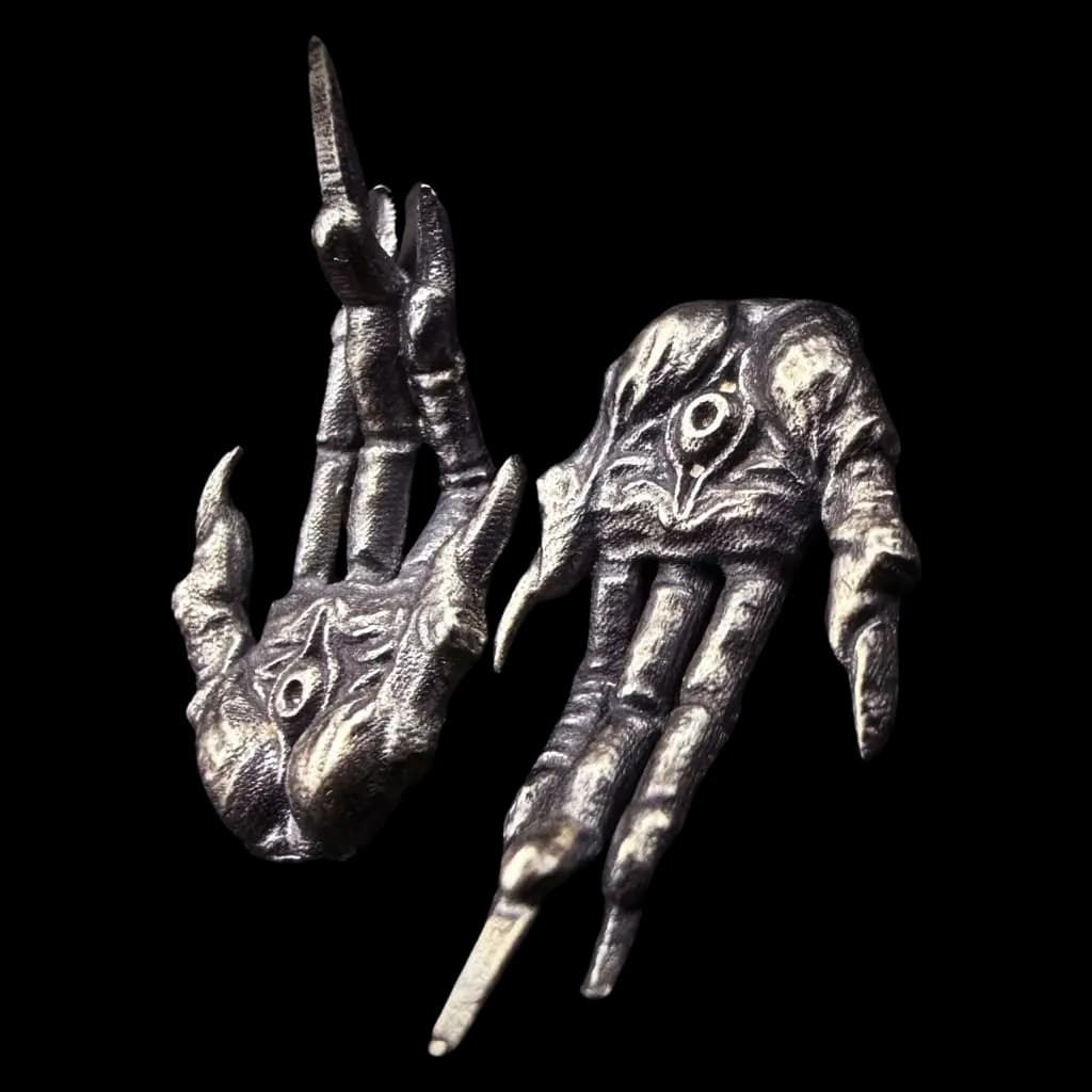 deaths-touch-dark-silver-stud-earrings