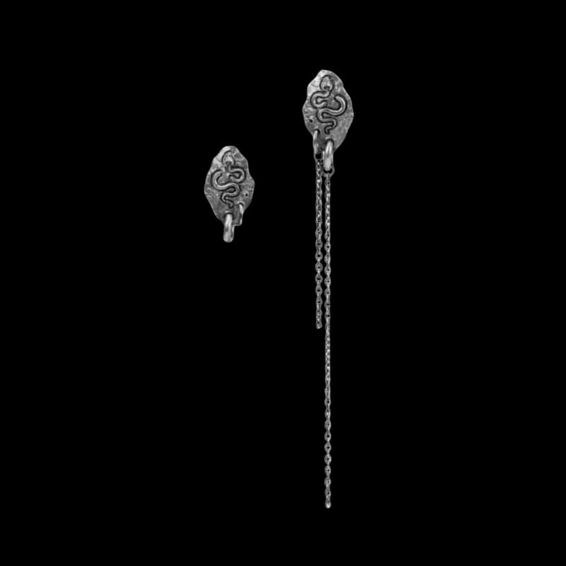 dark-horned-serpent-fossil-earrings