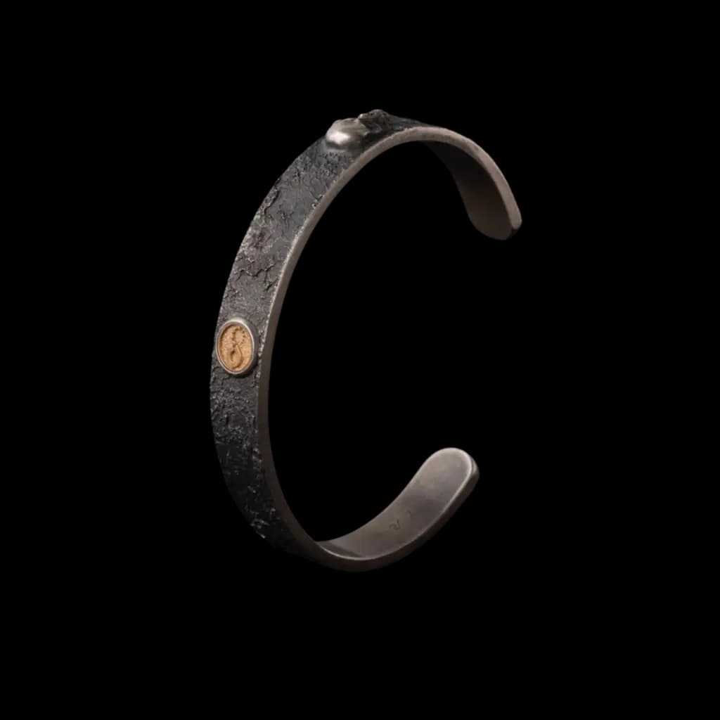 antiqued-skull-with-infinity-symbol-skull-bracelet
