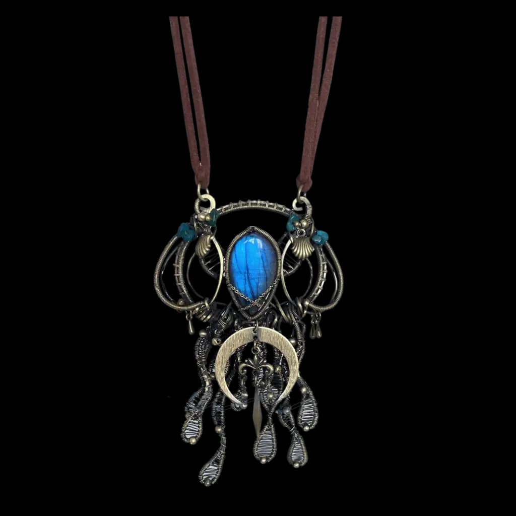 moon-in-the-sea-handcrafted-wire-wrapped-jellyfish-pendant